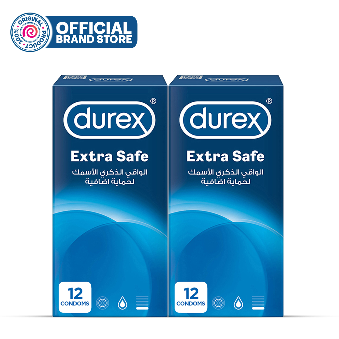 Durex Condoms Extra Safe 12 Pieces - Pack of 2