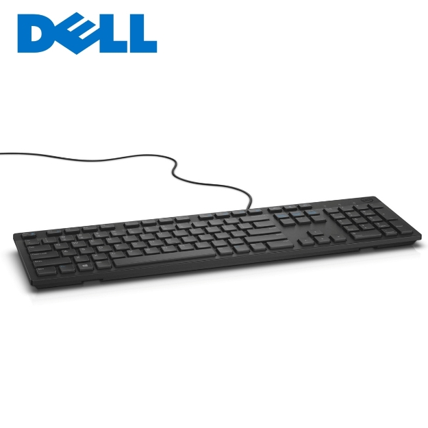 Multimedia Keyboard DELL KB216 KB USB wired  - US International (QWERTY) - Black