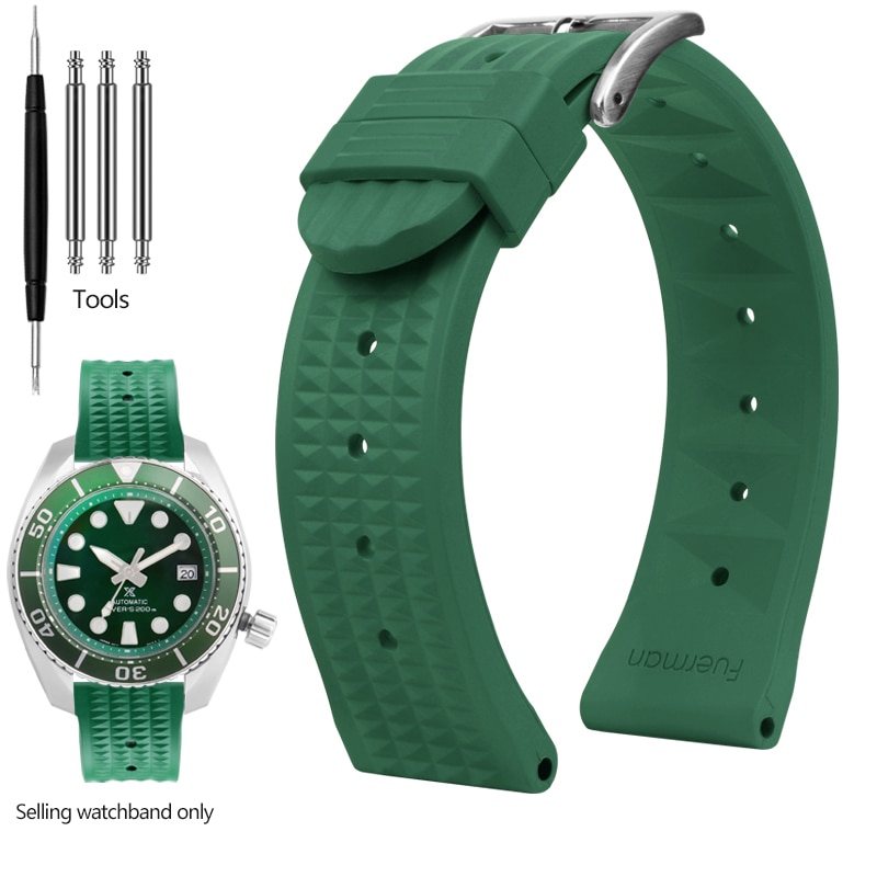 Acquista Cinturino in gomma 22mm per Seiko PROSPEX cinturino in silicone subacqueo impermeabile sportivo da uomo cinturino di ricambio accessori per orologi in Italia a partire da 14