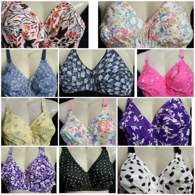 new arrival floral bra in multi design / All seasons Irani soft