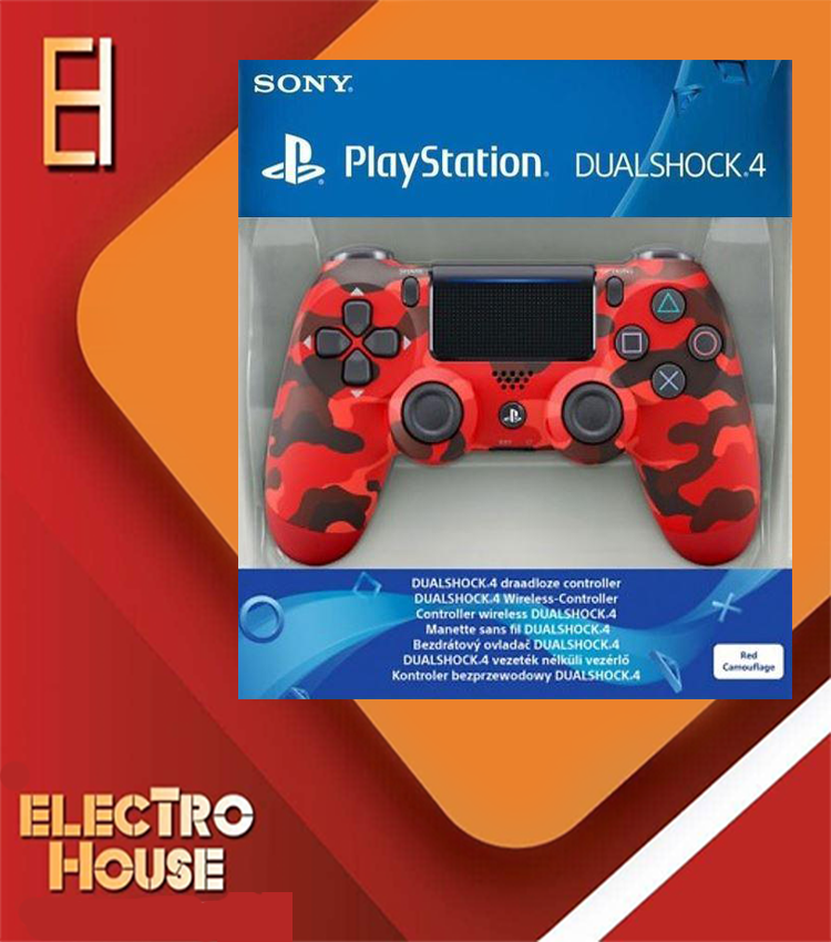 playstation 4 controller red camo