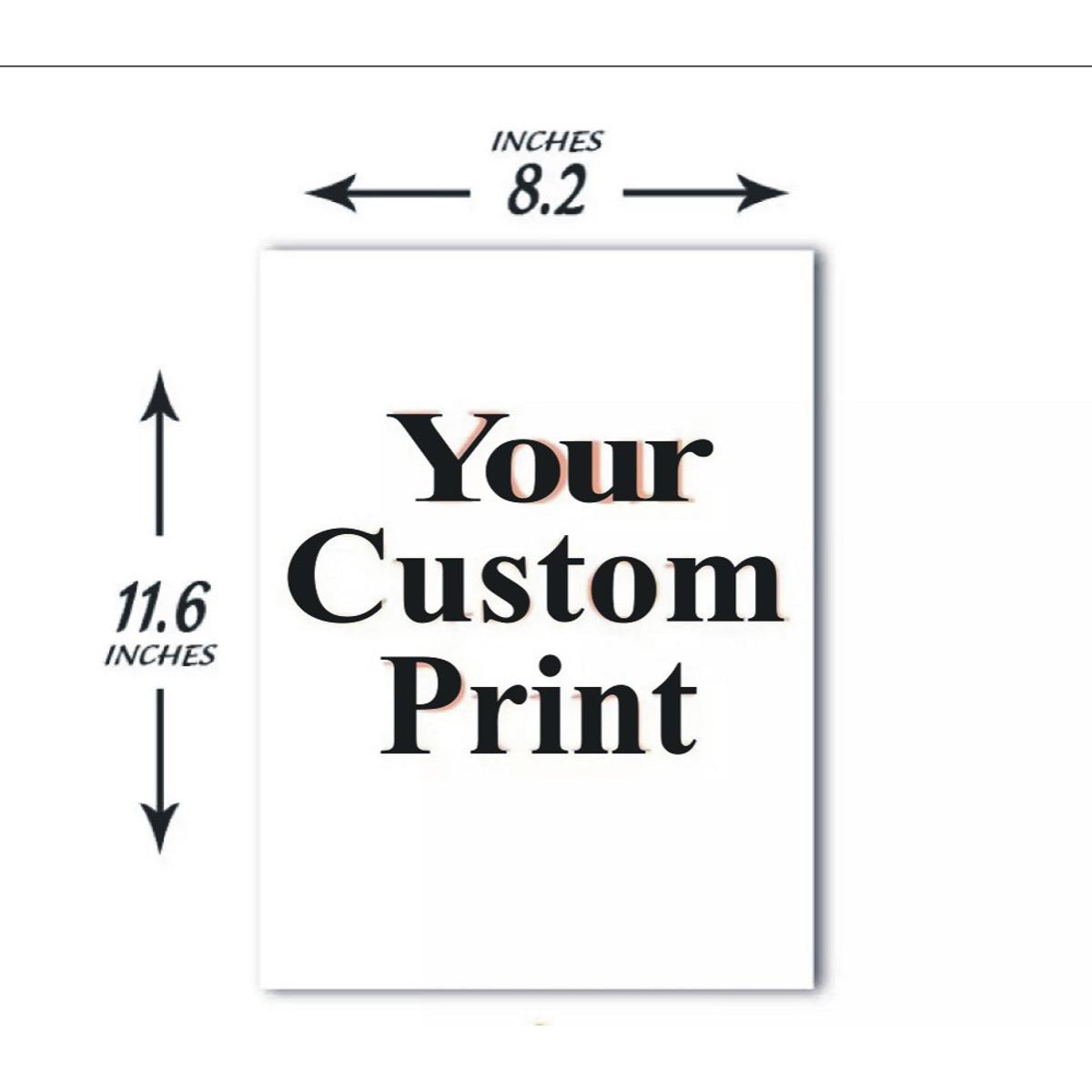 Customized Print Your Design Poster