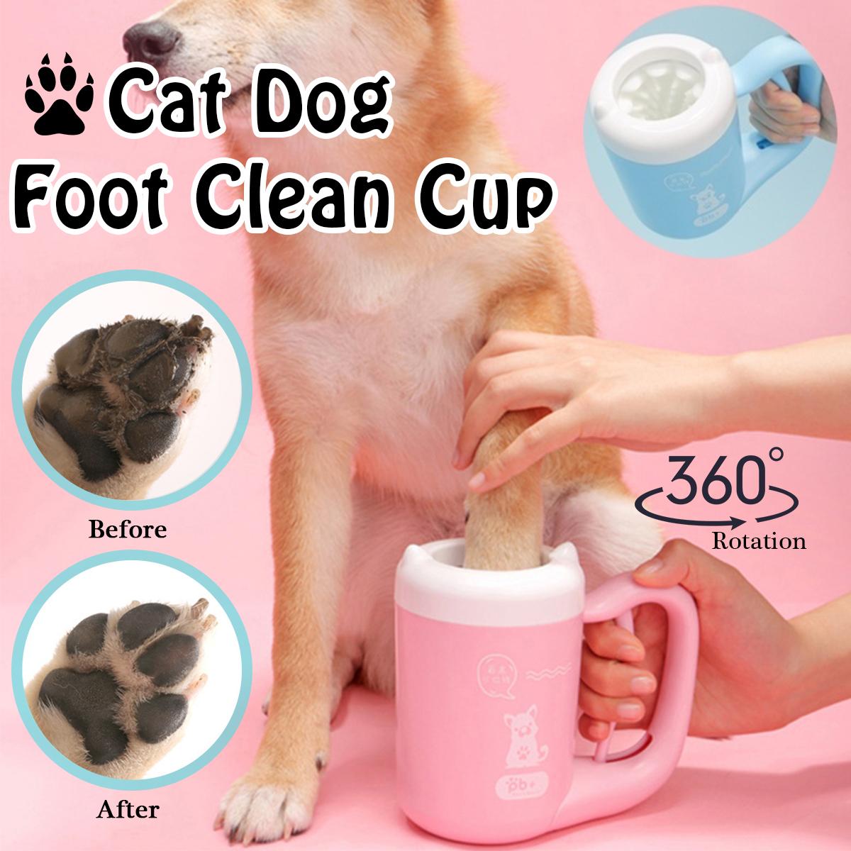 dog foot cleaning