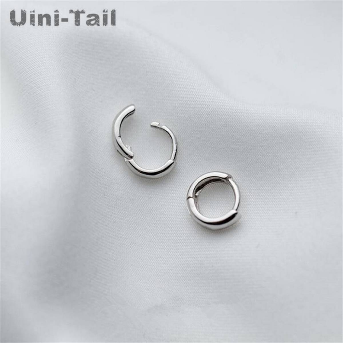 Uini-tail 925 Sterling Silver Temperament Hypoallergenic Female Earrings  Korea Cute Glossy Earrings Small Earrings Gn413: Buy Online at Best Prices  in Pakistan | Daraz.pk