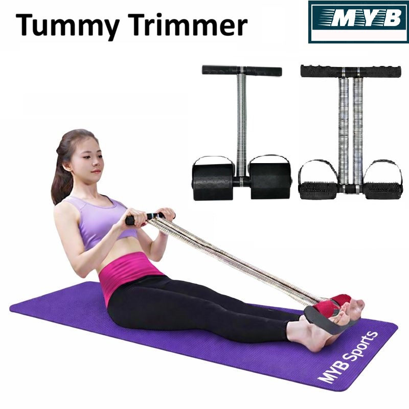 Tummy Trimmer Double Spring & Single Spring High Quality Belly Fat Burner Body Fitness Weight loss Machine Home Gym For Men and Women Exercise equipment