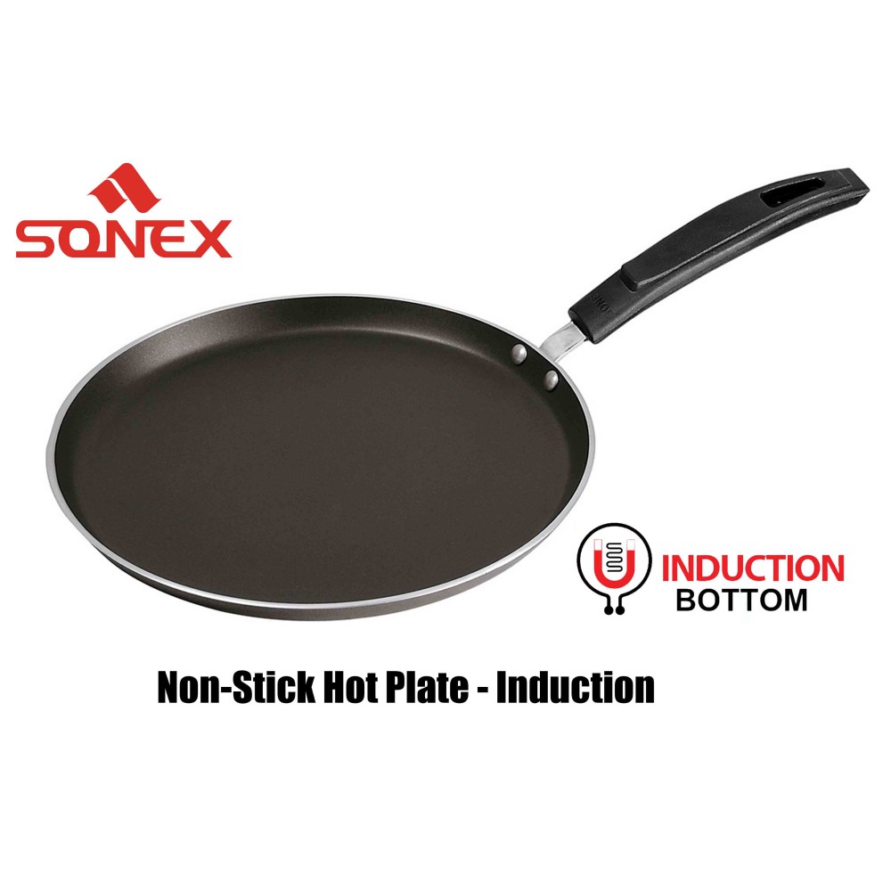 Sonex Induction Galaxy Hot Plate Non Stick Inner Or Outer Marble Coating - 29Cm