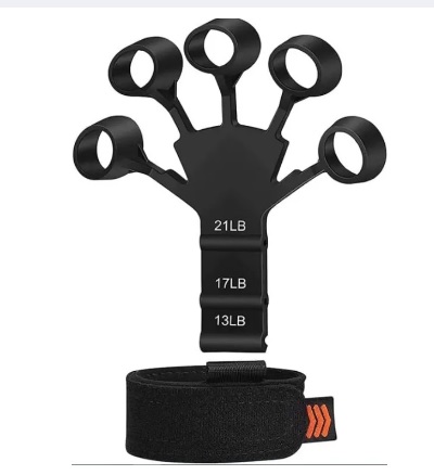 Finger Gripper - Guitar Finger Exerciser Hand Strengthener Hand Trainer - Hand Gripper - Exercise Tool - Silicone Made Strong Body Building - Grip training equipment