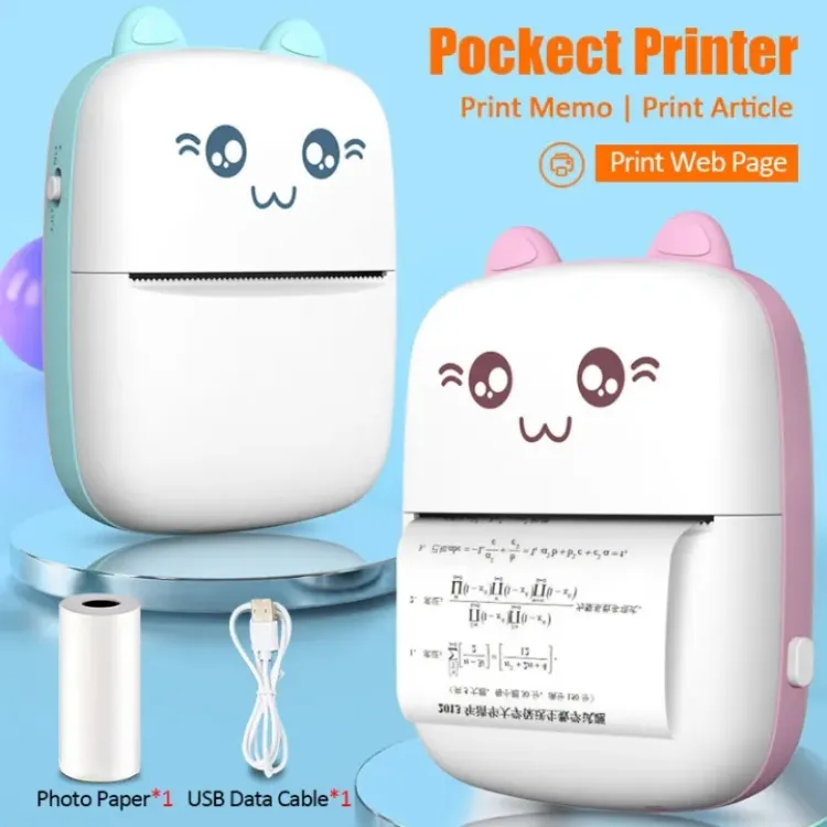 Mini Rechargeable Bluetooth Portable Printer price in Pakistan at ...