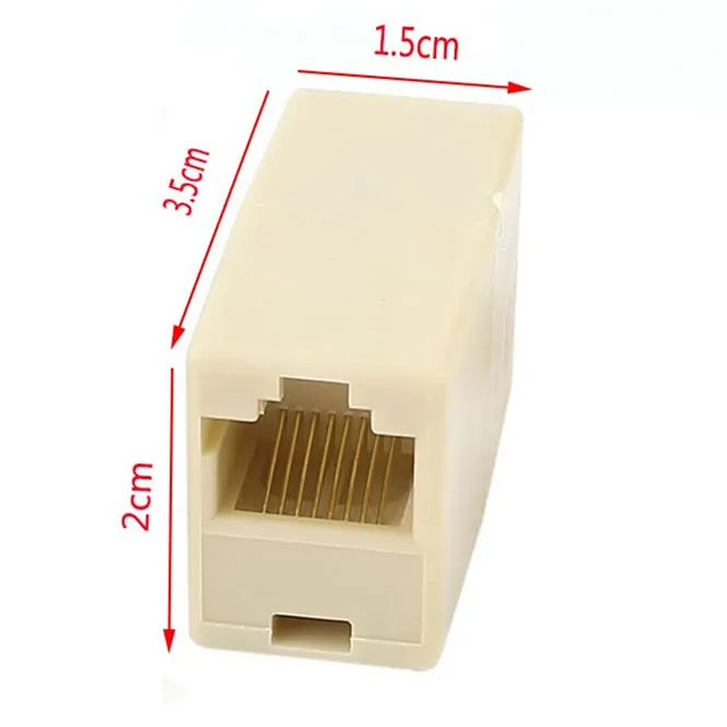 RJ45 Female Connector RJ 45 Coupler Extender Joinder Ethernet LAN Jointer Rj45 jointer
