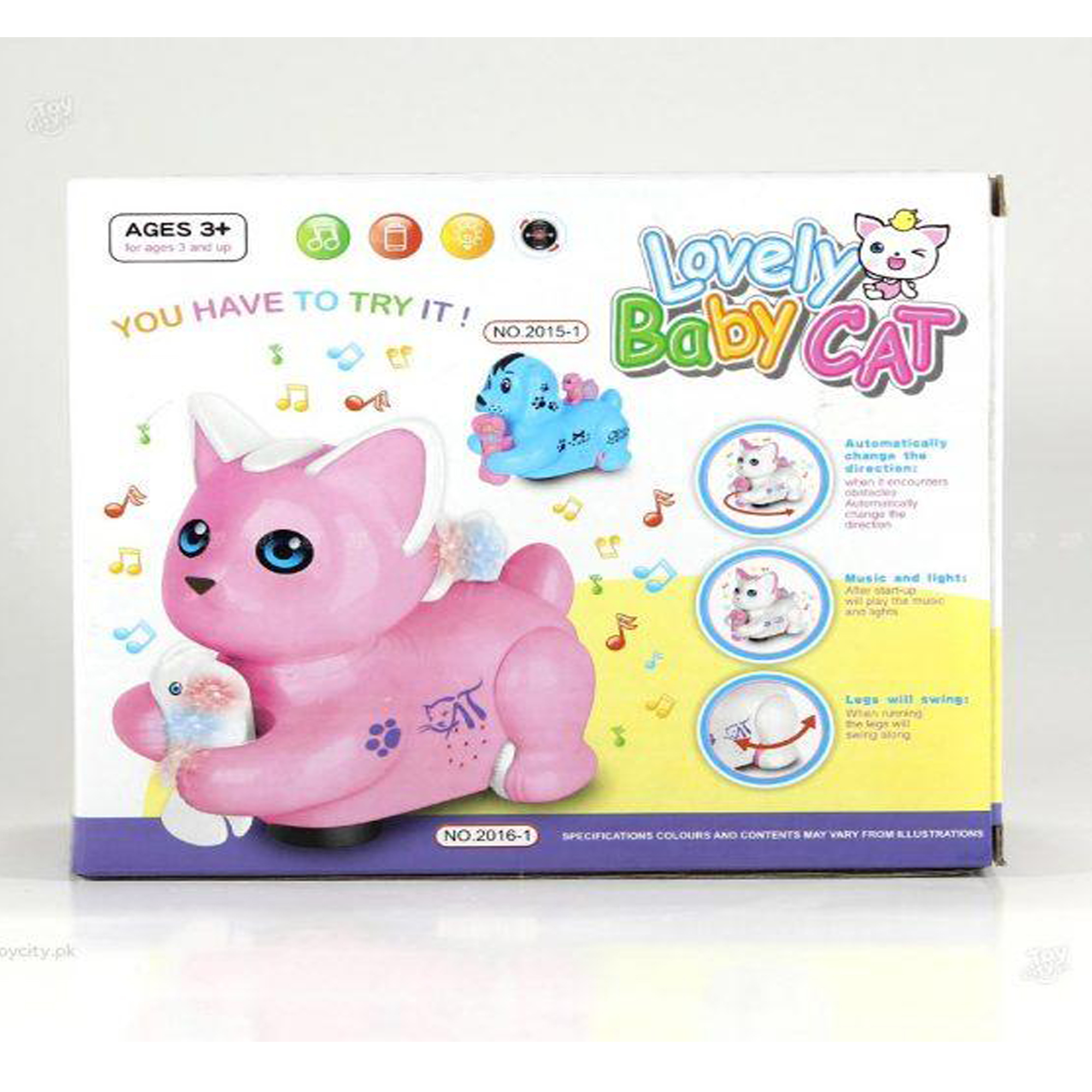 Lovely Baby Cat Robotic Music & Light