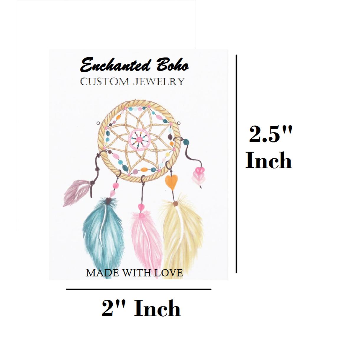 25 pcs Jewelry Display Cards Earrings Card for Gift Small Businesses Packaging Organizer Necklace Stand