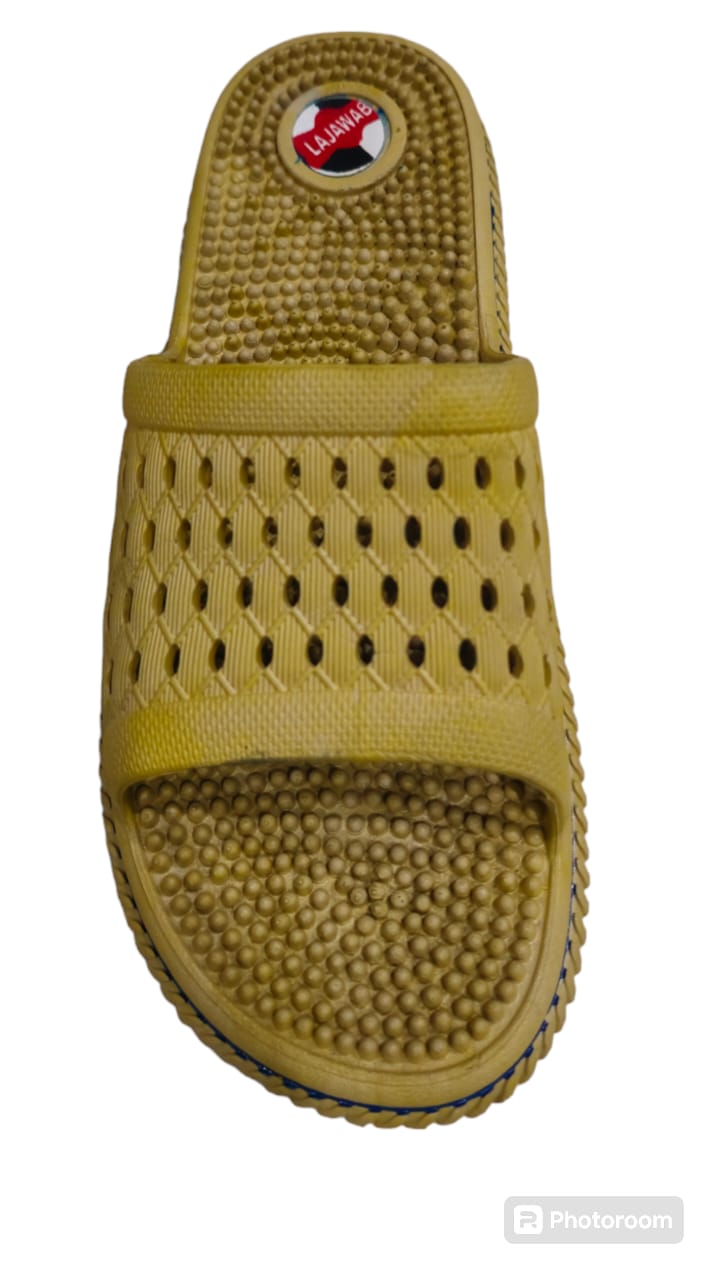 Reflexology & Acupressure Massage Slippers for Men & Women – PVC Footbed Comfort, Plantar Fasciitis & Heel Pain Relief, Indoor Outdoor Spa Sandals