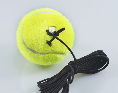 Solo Cricket & Tennis Rebound Trainer – Self Practice Ball with Elastic Cord & Base | Portable Training Equipment to Improve Swing, Coordination & Control