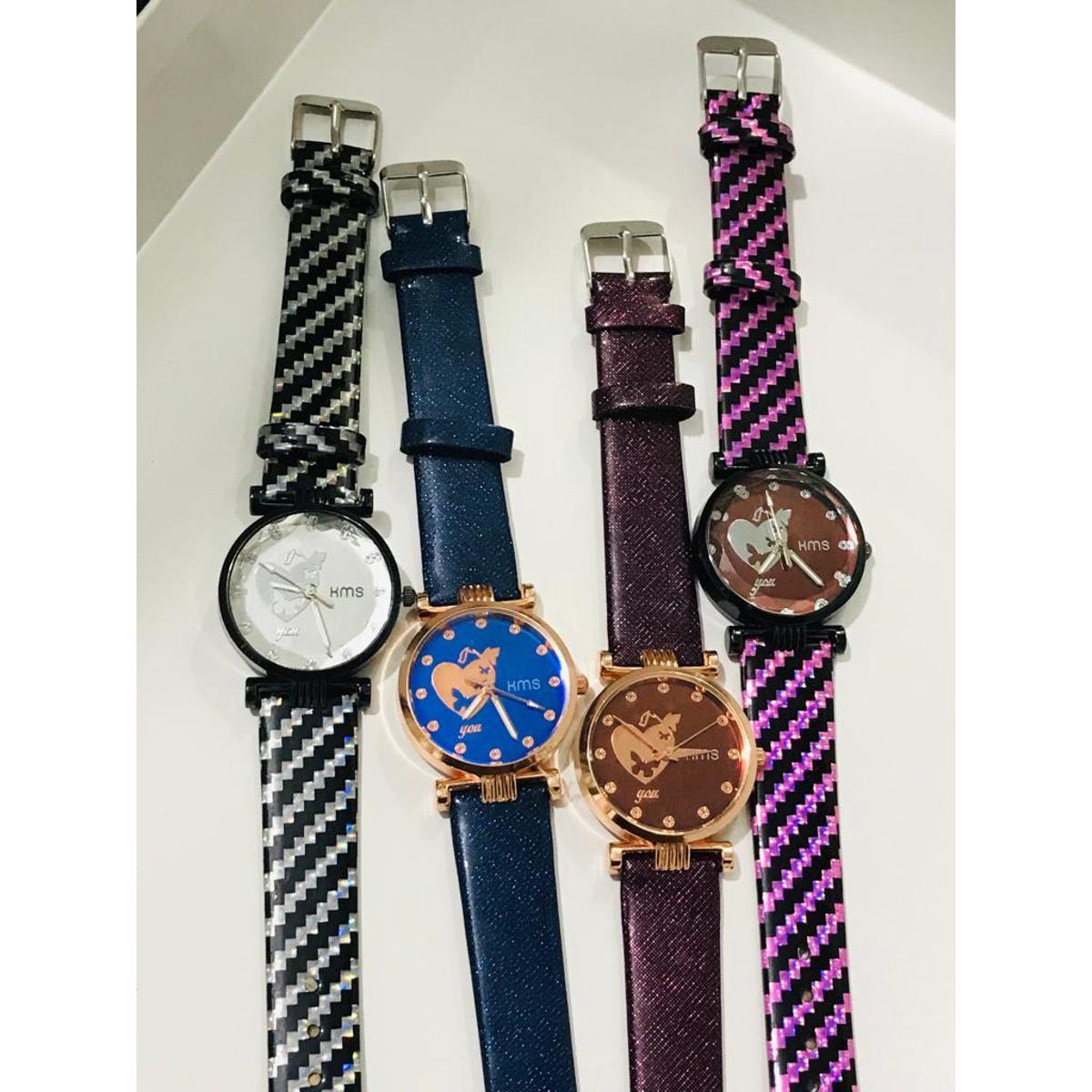 KMS Women's Wrist Watches(White) : Amazon.in: Fashion