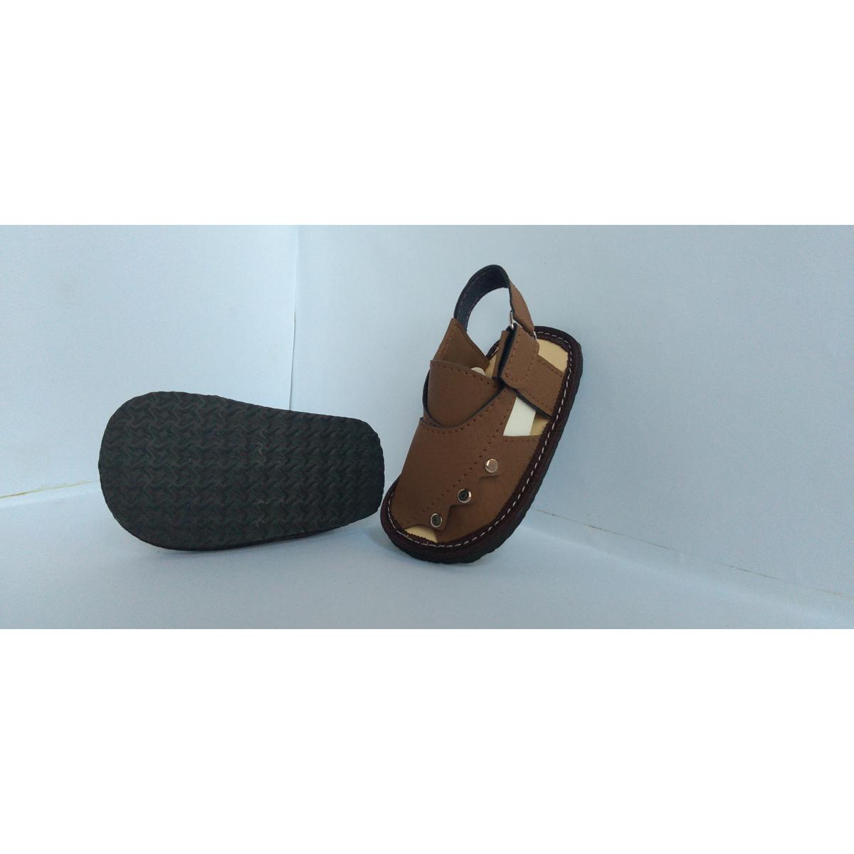 Kids Baba Sandal Button Style Kids Peshawari sandal