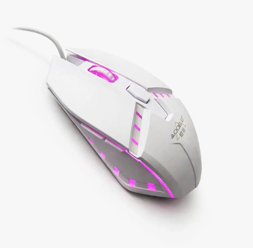 AOQELO AMG1 Wired RGB Gaming Mouse – 6D Mechanical Wind Gaming Design for Esports Games