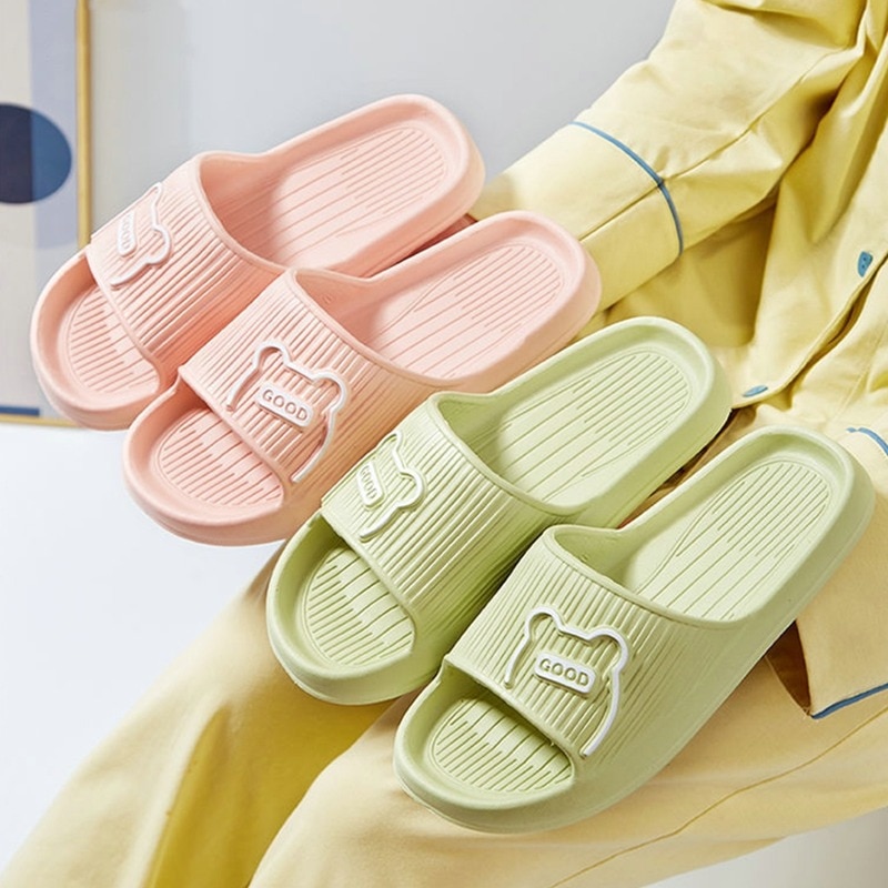 Summer Beach Thick Platform Slipper Sandals Women Eva Slippers Couple Home Flip Flops