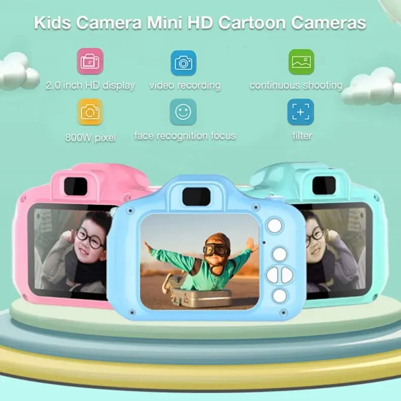 Kids Camera Toys for Fun with HD Digital Video and Photography Camera,