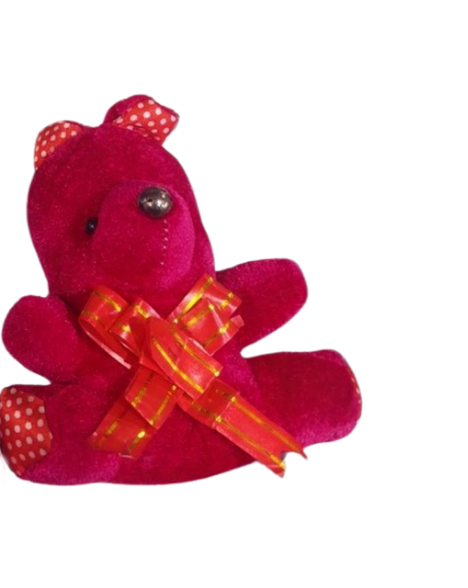 Cute Stuffed Animal Bear Pendant Plush Teddy Bear Keychains Small Cute Teddy Bear (with key-Chain & Lock-Chain)