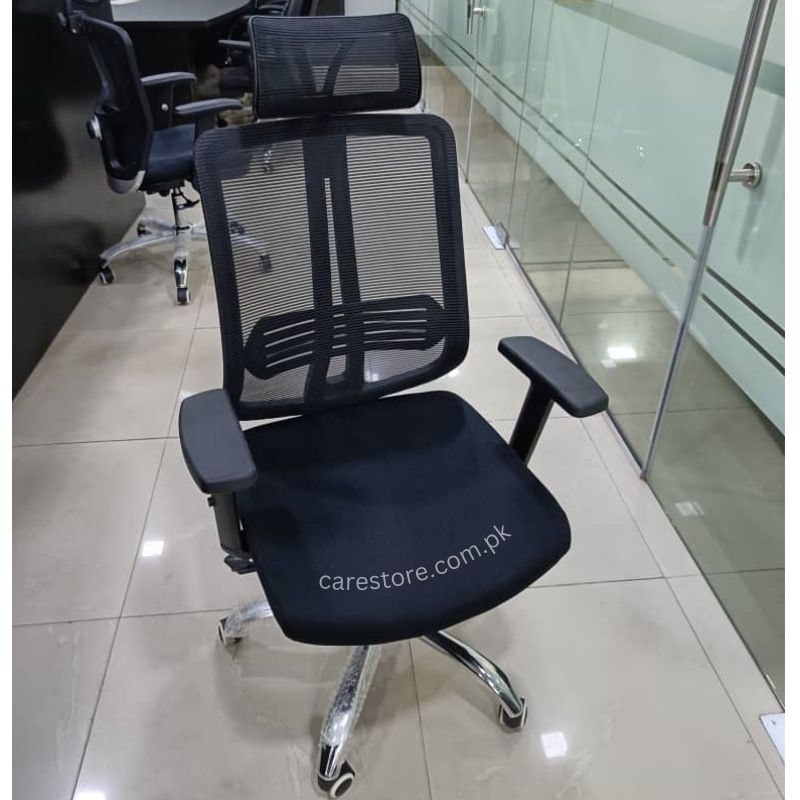 Gaming Imported Chair Ergonomic Design  Adjustable Mesh Back Computer Chair  High Back Reclining Chair with Headrest & Lock