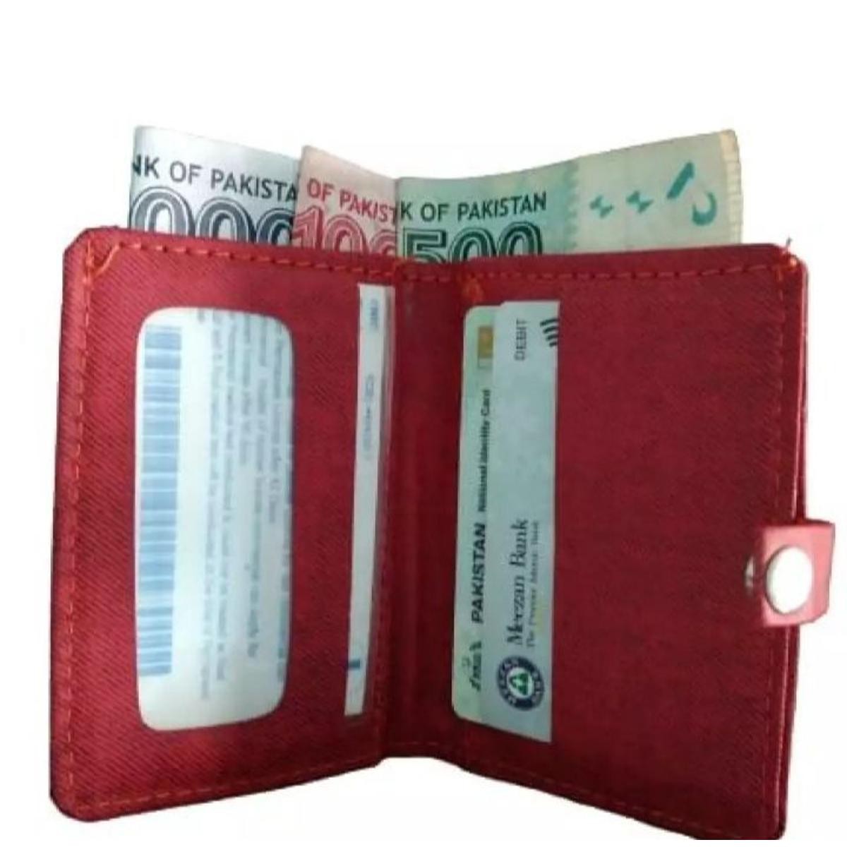 Mini Slim Wallet For Boys Men Non Leather Small Card Holder Purse