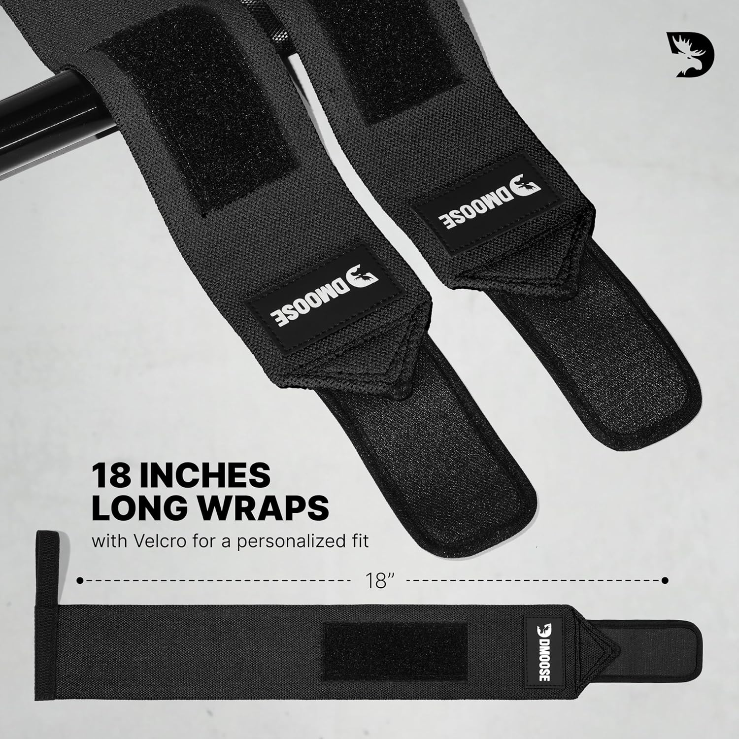Fitness Wrist Wraps for Weightlifting 18"