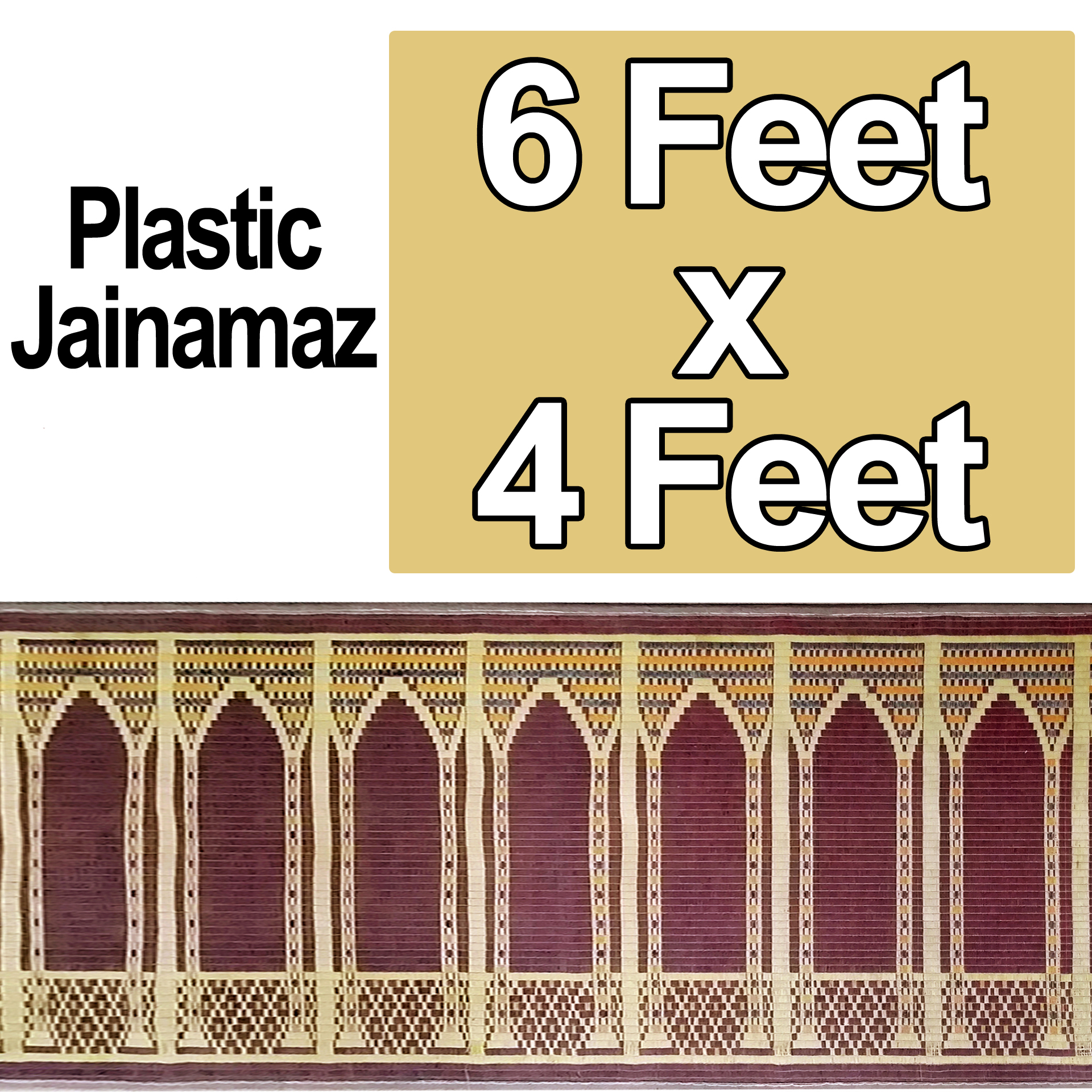 Prayer Mats | Soft Plastic Jainamaz Saf Chatai | Red Plastic Jai Namaz Saaf Chattai, Quilted Prayer Rug Thick Jaenamaz | Prayer Rug Carpet, Islamic Muslim Salah Matt