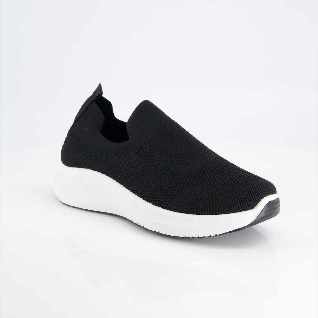 Black Camel Sneakers for Men All Season Knit Mesh Comfortable Sporty Fashionable Daily Wear Shoes, Available in Black, Blue & Grey Color
