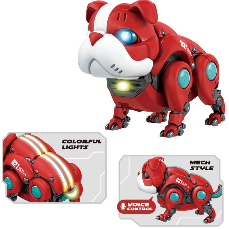 🐶 Pet Robot Innovx – Intelligent Voice Control Pet Dog | Lights, Music & Head-Shaking | Smart Interactive Toy for Boys