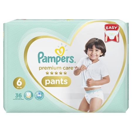 Pampers Premium Care Pants Diapers (size-6 Xx Large, 36pcs)