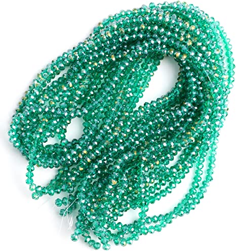 6mm Crystal Beads (80+ Pieces) for DIY Jewelry Making & Clothing Designs – High-Quality AB Crystal Beads