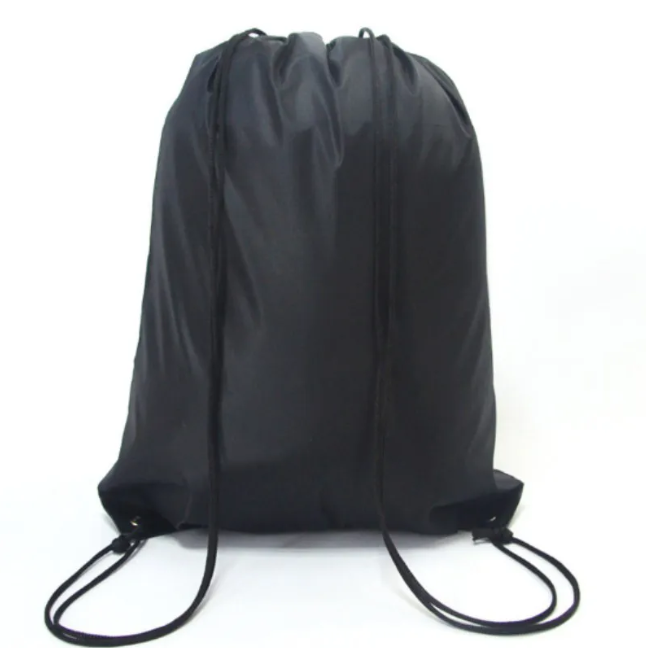 Drawstring Sports Bag Belt Riding Backpack Non-woven Fabric Gym Shoes Clothes Storage Tennis Ball Bag Pocket