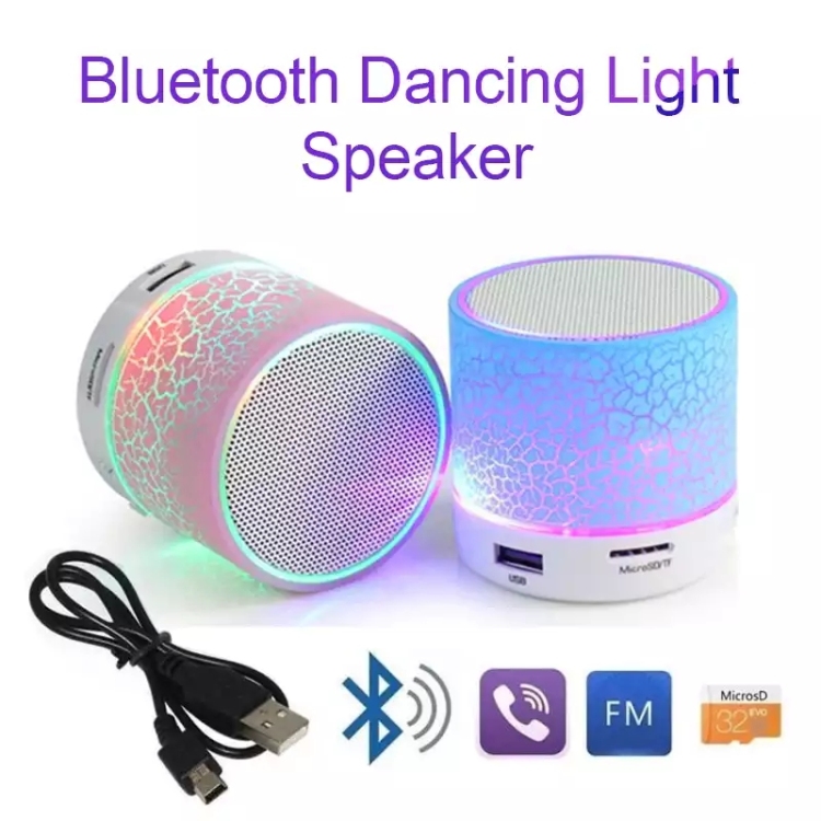 Mini Portable Bluetooth & Rechargeable Speaker with Light Supported SD ...