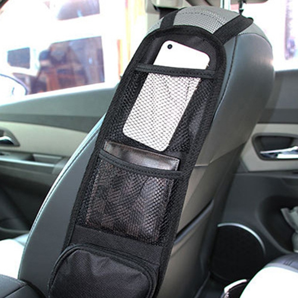 New Multifunctional Car Seat Storage Bag Car Side Seat Hanging Bag Mesh Organizer Multi-Pocket Phone Holder Car Interior Accessories price in Pakistan