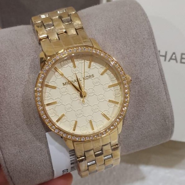 MICHAEL KORS Gold Dial Gold Stainless 