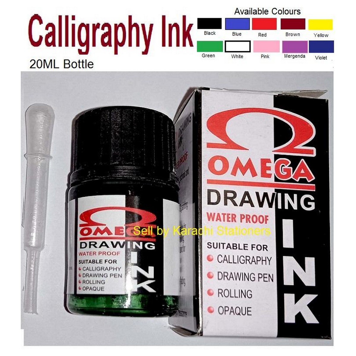 Artisan - Calligraphy ink 30ml for all kind of Urdu and Arabic ...