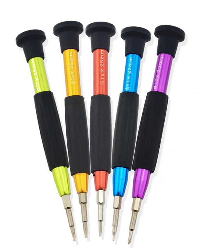5 PCs Colorful Multifunction Disassemble Fix Tool Kit For Mobile Phone