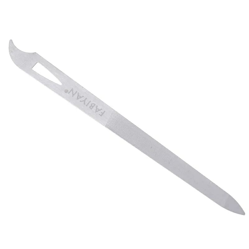1Pc Stainless Steel Nail File Double Sides Thick Nails Pedicure Manicure Tools Metal Nail File Hot