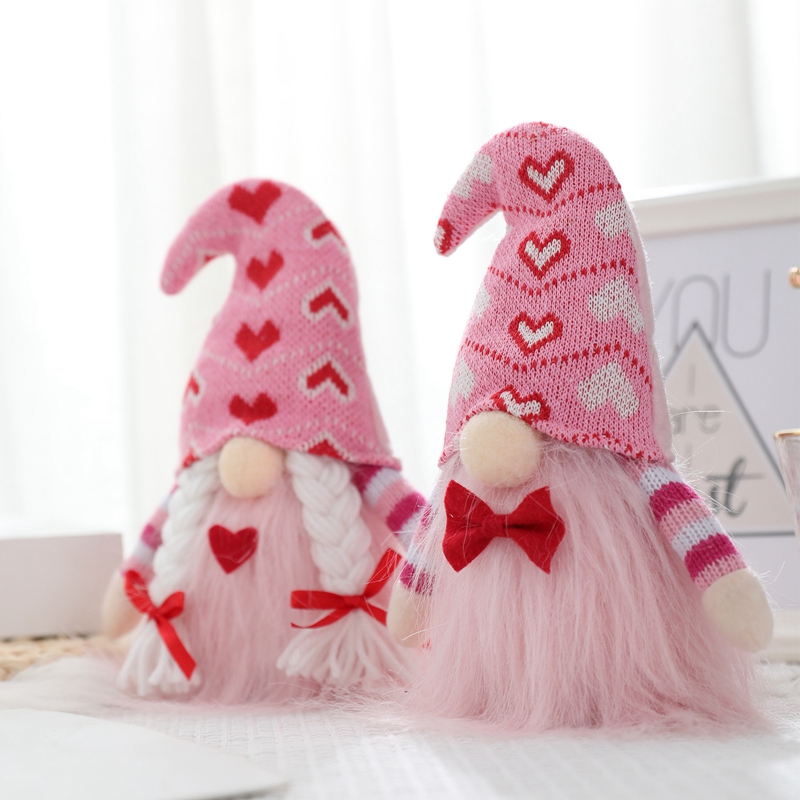 plush valentines gnomes
