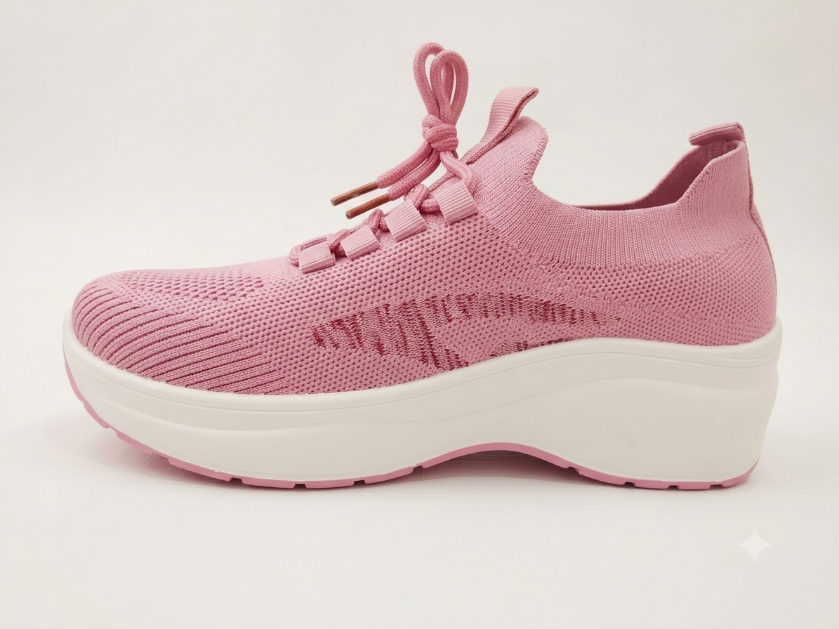 Ladies Sneakers Unisex Breathable Mesh Running Shoes Soft Comfortable Rubber Sole Sports Fitness Casual Sneakers  Women Air Cushion Knit Sneakers | Lightweight Comfortable Running Shoes | Shoes For Girls