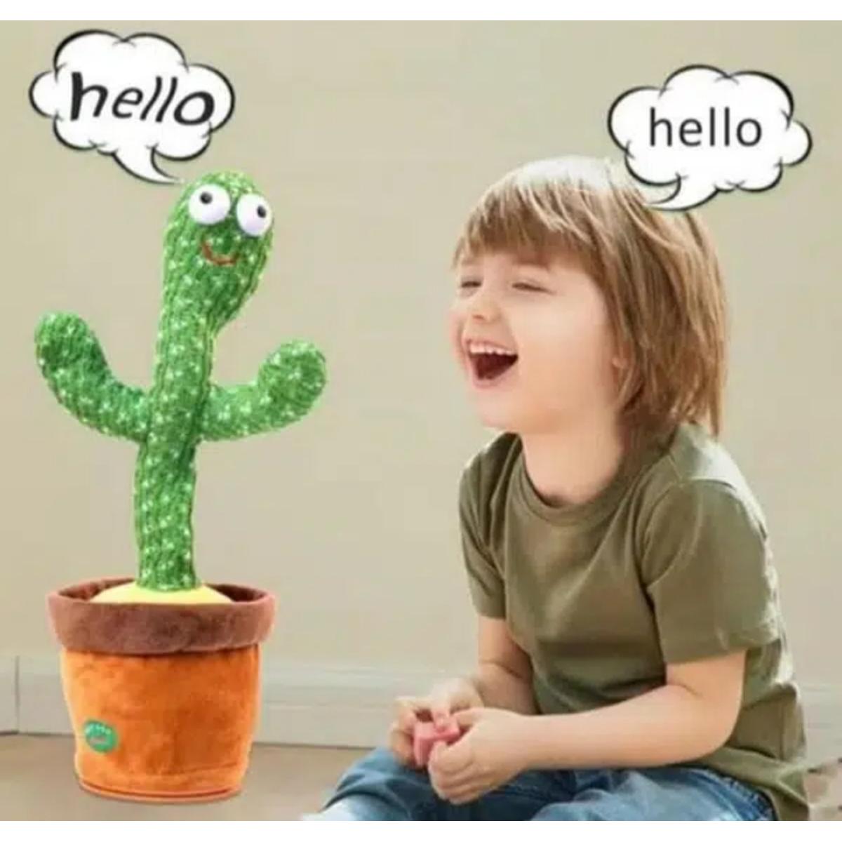 Cactus Toy == Toy For Kids Cactus Plush Electronic Talking,Dancing Rechargeable Tree