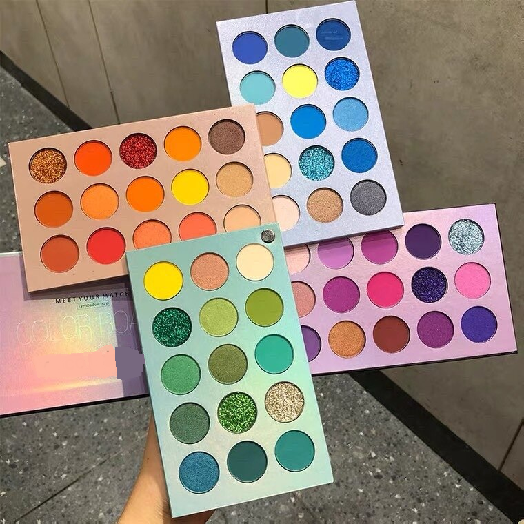 4 In1 Makeup Board Eyeshadow Palette 60 Colors Eyeshadow Matte Glitters Eyeshadow