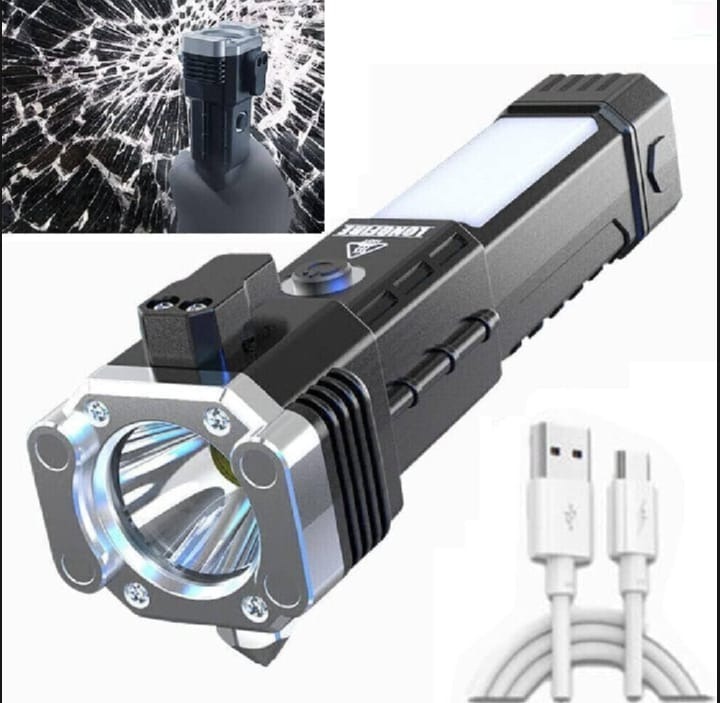 High Power LED Torch Light – Super Bright Rechargeable Flashlight for Home & Outdoor Use