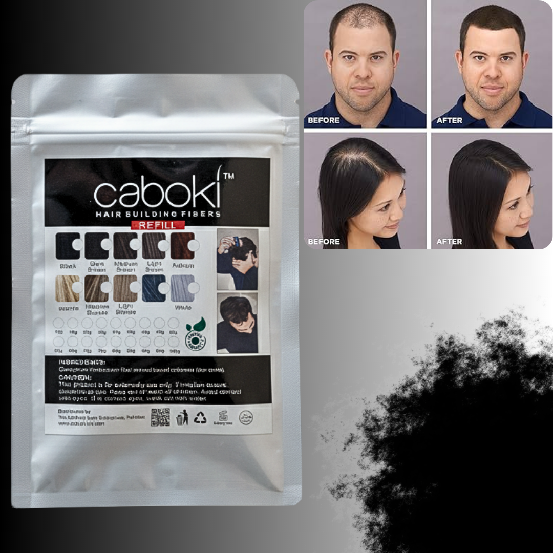 Dark Brown Refill Caboki 100g, Caboki Hair Fiber Dark Brown Refill bag, Caboki Hair fibers Dark Brown, best Caboki Hair Building Fibers