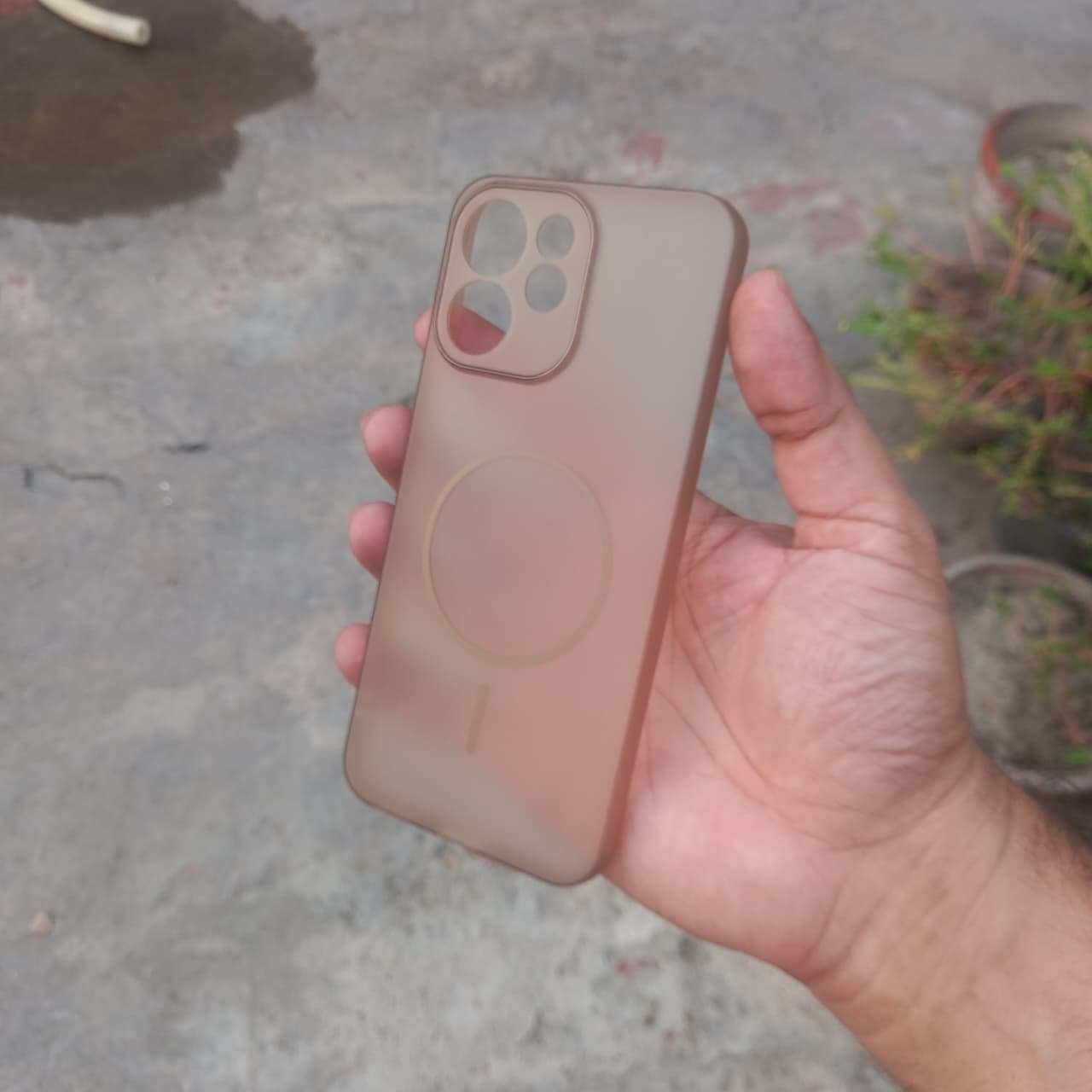 Air Skin, Ultra Thin Paper Matte Back Cover (0.3 mm ) Compatible with Reno 15F Soft TPU Cover