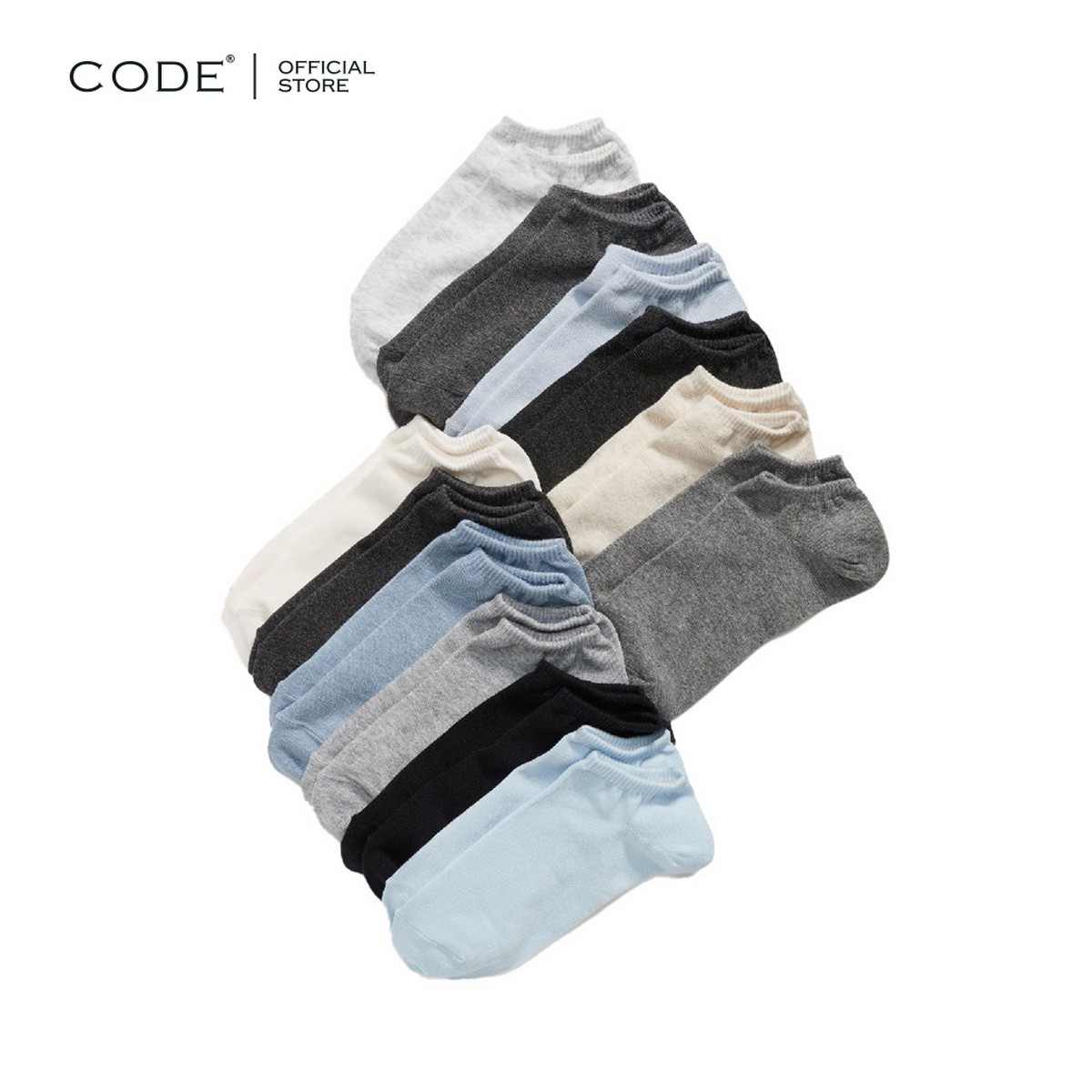 Code 9 Pairs Cotton Ankle Socks For Men Women Cotton Ankle Socks For