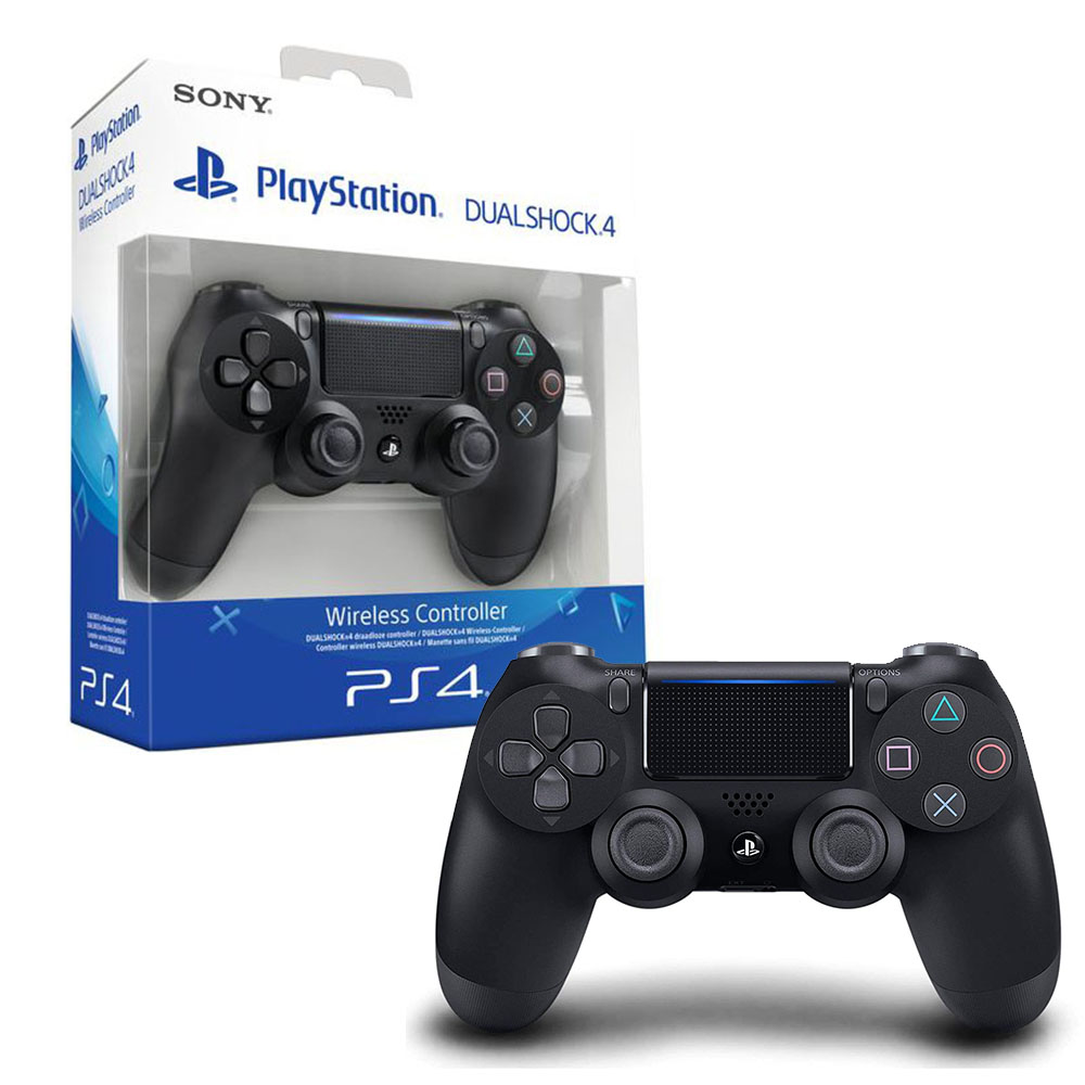 PS4 DualShock 4 Wireless Game Controller – Jet Black & Camouflage Green Bluetooth Gaming Controller for PlayStation 4, PS4 Slim & PS4 Pro