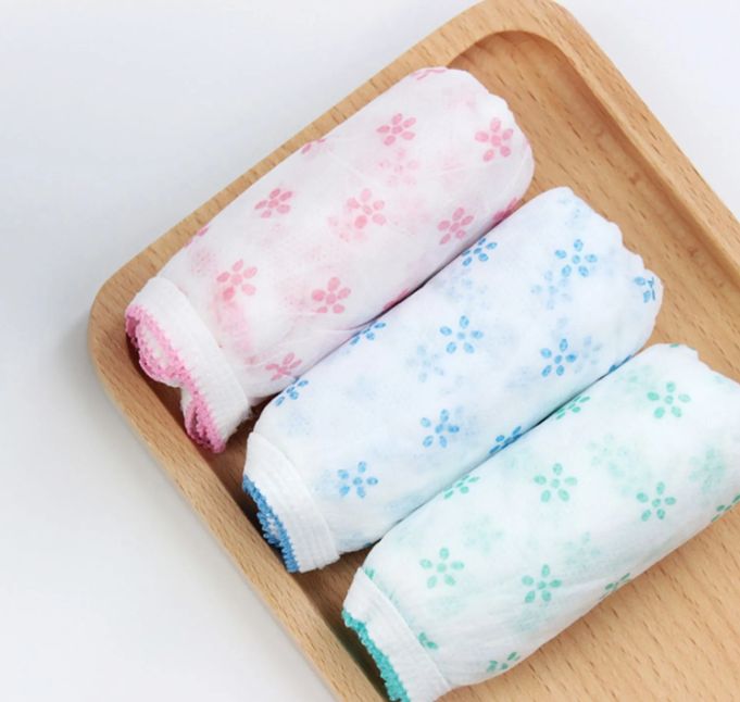 Pack Of 6 Travel Disposable Panties, Postpartum Brief Panties, Disposable Period Panties, Disposable Panties For Women And Girls, Disposable Underwear For Postpartum
