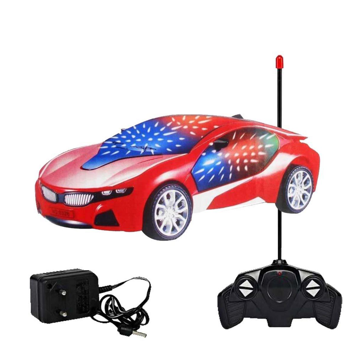 3D Famous Car 4 Channel Rechargeable Remote Control Cars with 3D Lights