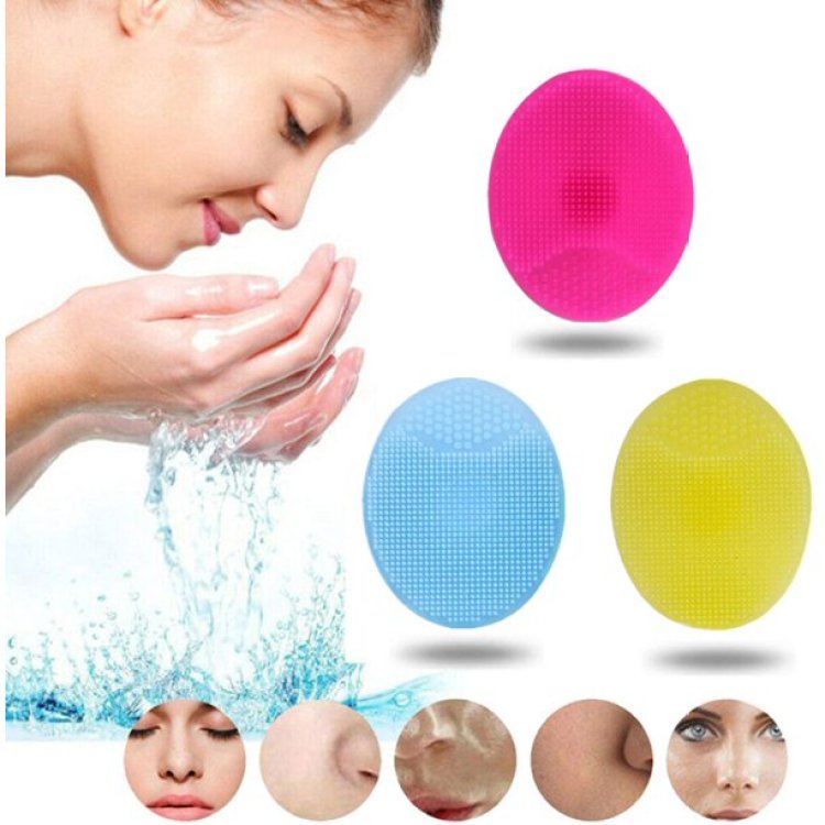 Facial Cleansing Pad Blackhead Remover Tool Makeup Silicone Pore Brush Makeup Pad